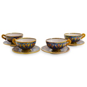 (8 Pc) Tea Gualdo Ceramic Tea Set