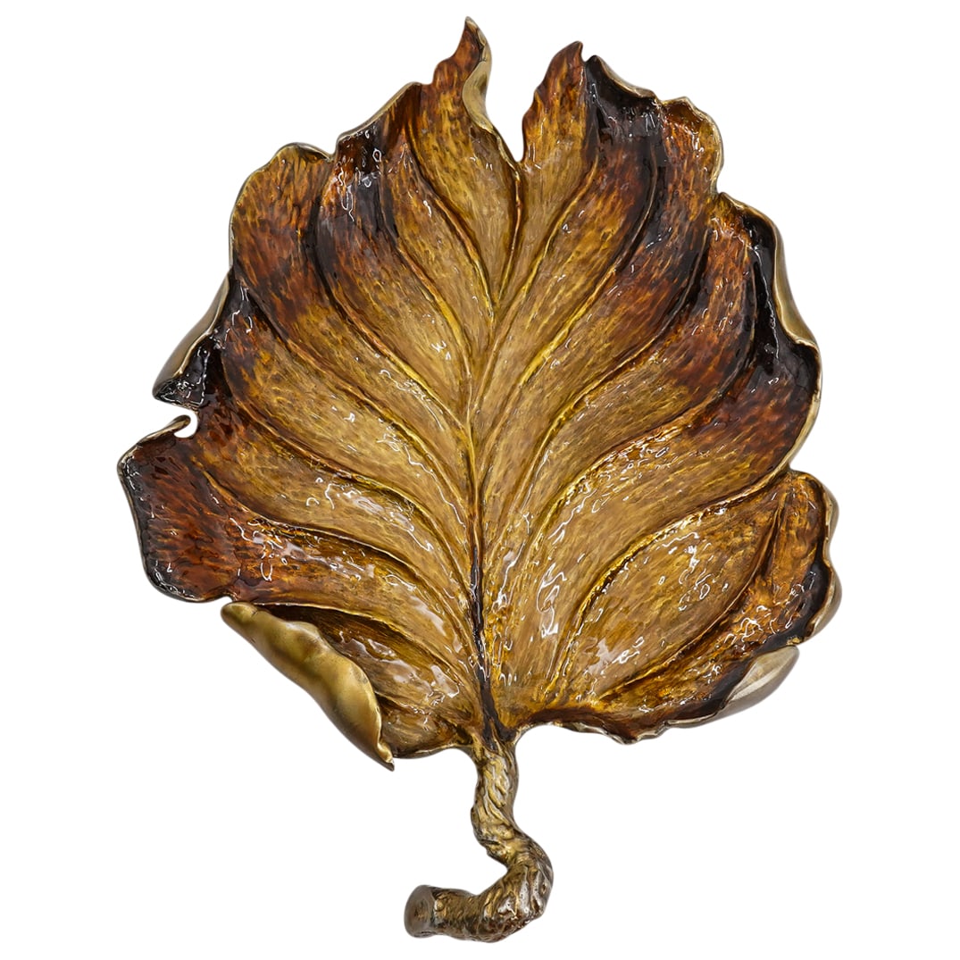 Jay Strongwater Large Enamel Centerpiece Leaf Tray (1 of 8)