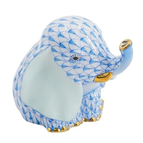 Herend Dumbo Elephant Porcelain Figurine