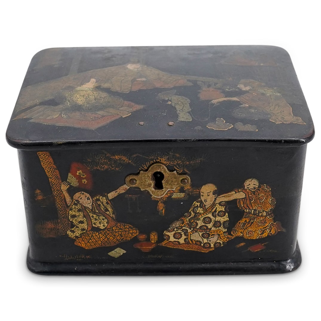 Late 19th Japanese Meiji Lacquered Box (1 of 8)