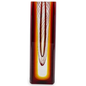 Pavel Havelka For Princ Limited Edition Art Glass Vase