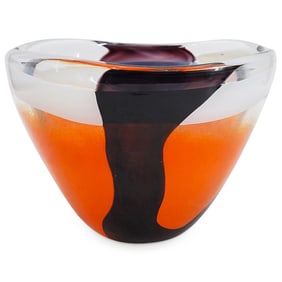 Oggetti Murano R. Pell Art Glass Bowl