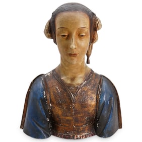 Renaissance Style Ceramic Bust