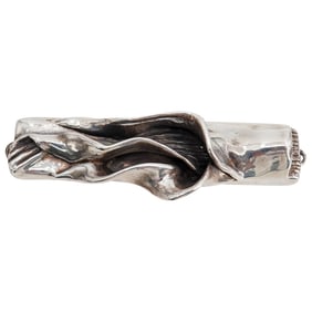 Dvora Sterling Silver Judaica Mezuzah