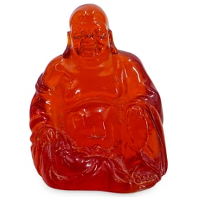 Chinese Carved Resin Buddha Figure