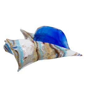 Large Murano Art Glass SeaShell Sculpture