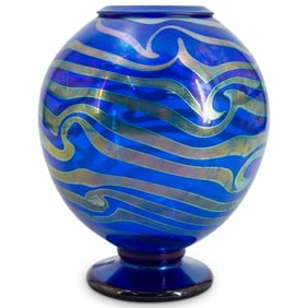Ricki Strini Iridescent Art Glass Vase