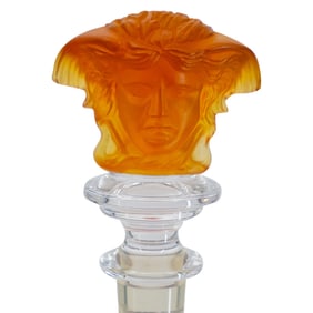Rosenthal Versace Amber Medusa Stopper