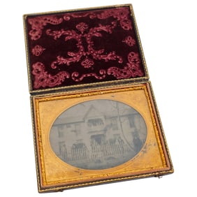 Antique Civil War Tintype Family Photo