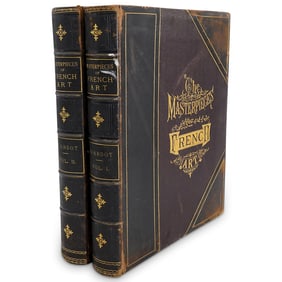 (2 Pc) The Masterpieces of French Art Books