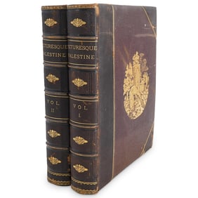 (2 Pc) Picturesque Palestine Books