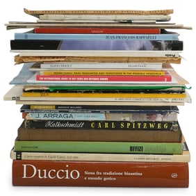 (35 Pc) Assorted Art Books & Brochures Grouping