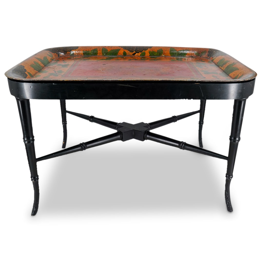 Hand Painted Metal Tole Tray (1 of 11)