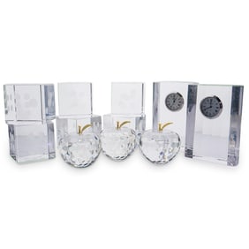 (11 Pc) Badash Clocks & Paperweights
