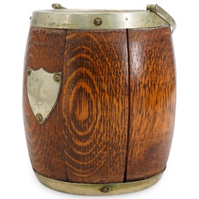 Edwardian Barrel Form Wine Bottle Cooler