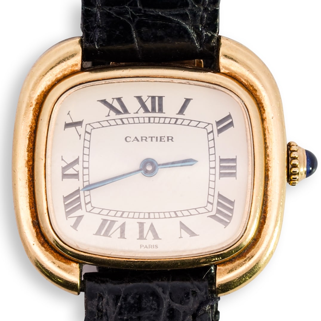 Cartier 18k Yellow Gold Ellipse Ladies Watch (1 of 6)