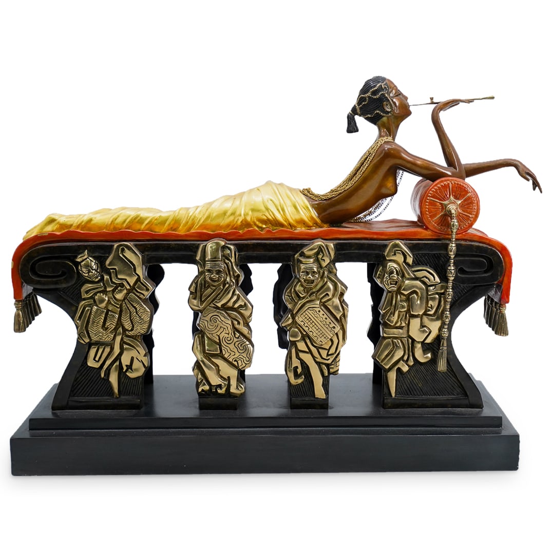 Erte (Romain de Tirtoff 1892-1990) Daydreams Bronze Sculpture (1 of 10)