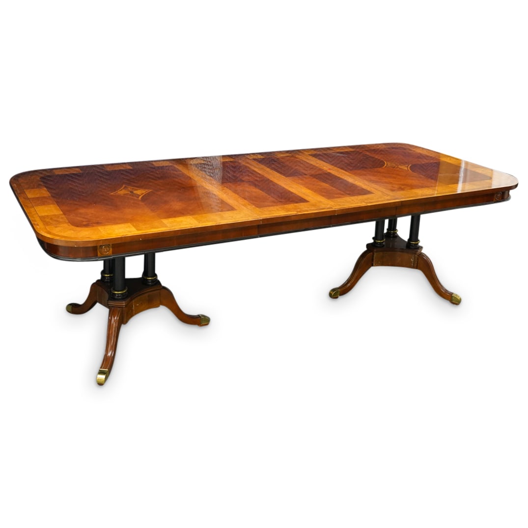 Georgian Style Wood Dining Table (1 of 9)