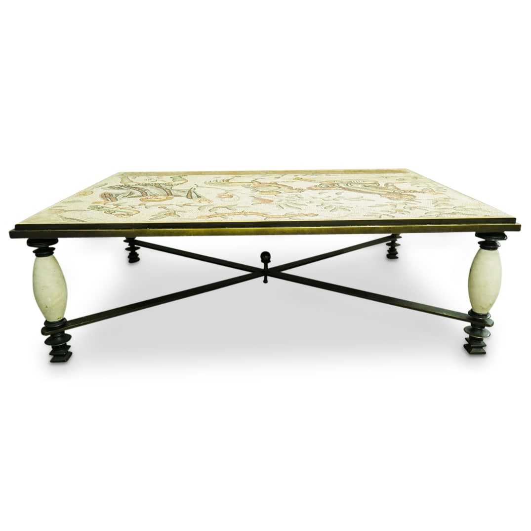 Large Important Mosaic Coffee Table Assembled At Matt Gil Studio (1 of 8)