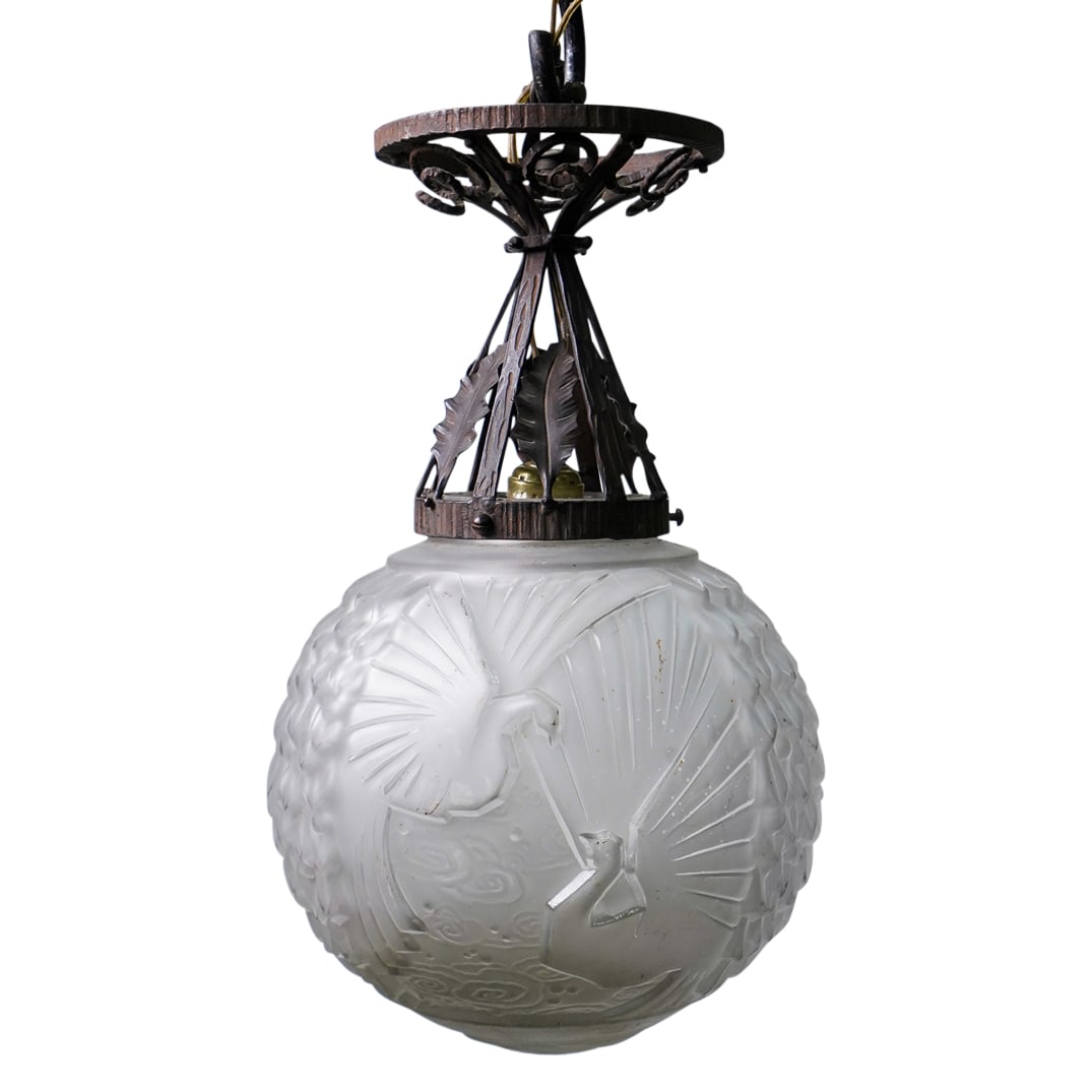 Muller Freres Art Deco Pendant Chandelier (1 of 8)