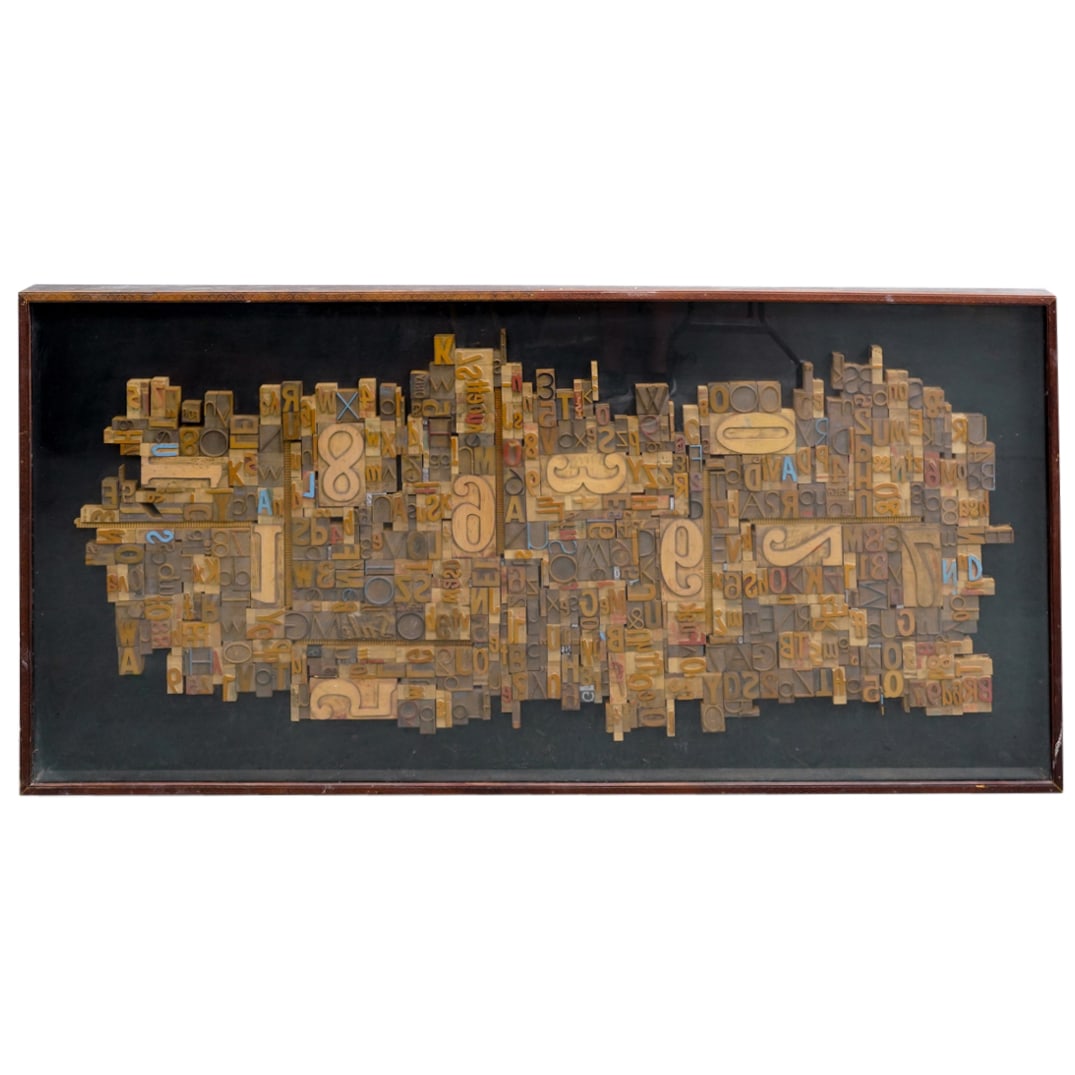 Large Letterpress Collage (1 of 6)