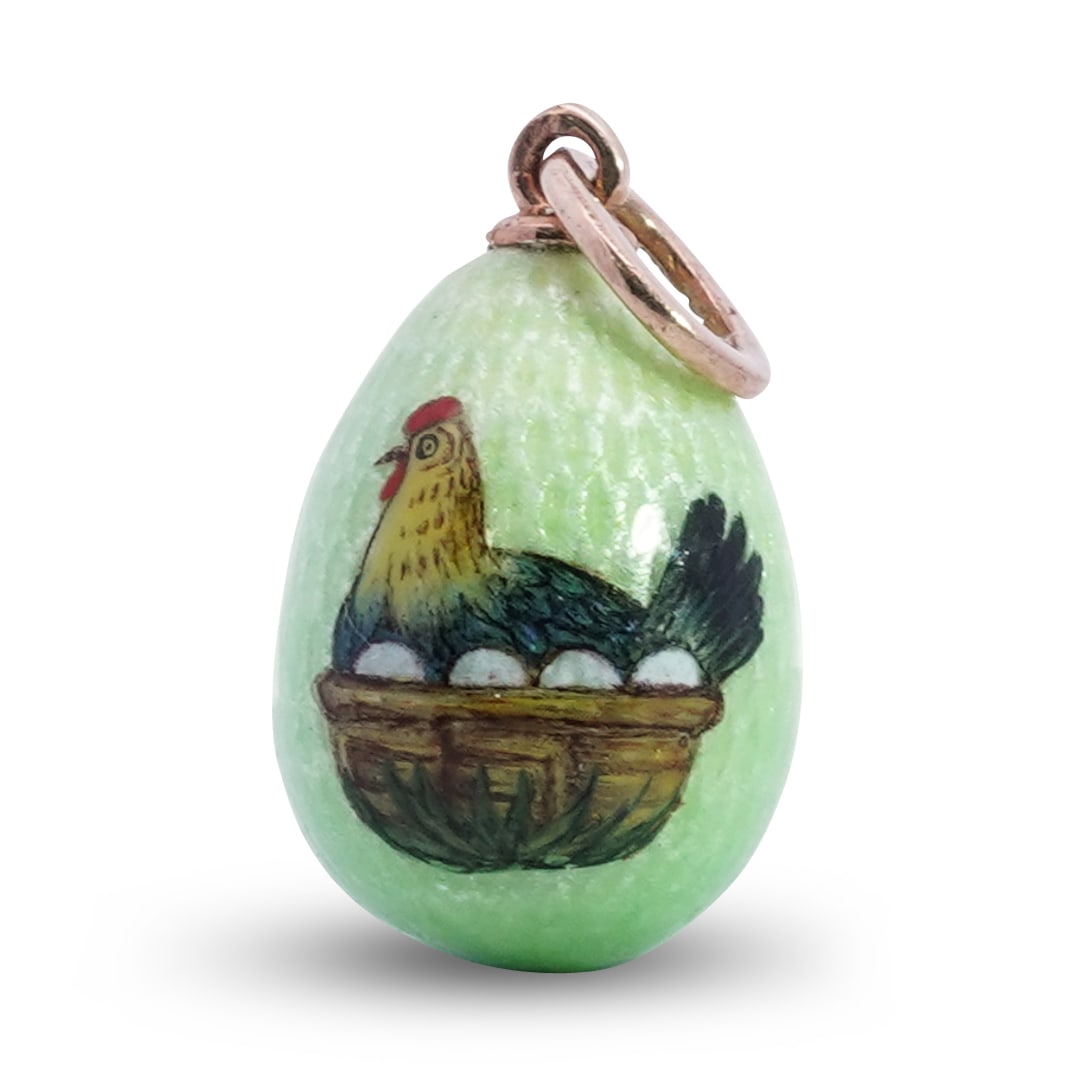 Faberge Style 14k Gold Egg Pendant's (1 of 3)