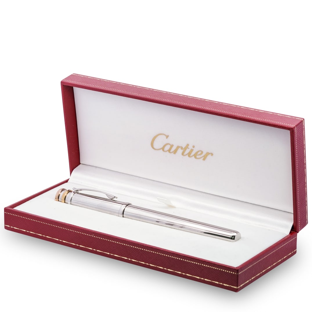 Cartier Pasha De Cartier Two Tone Ball Point Pen (1 of 6)