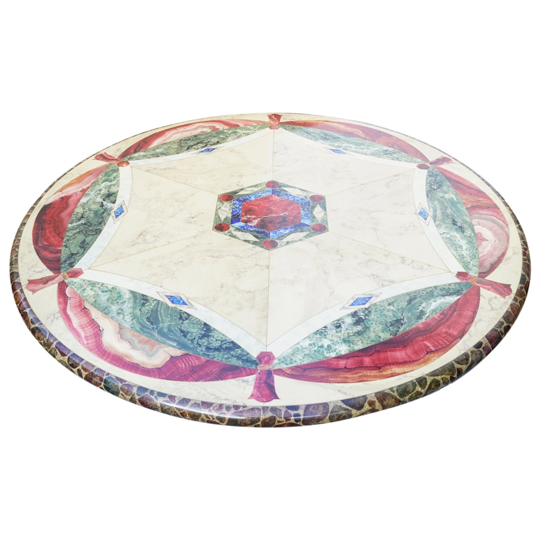 Faux Pietra Dura Table Top (1 of 6)