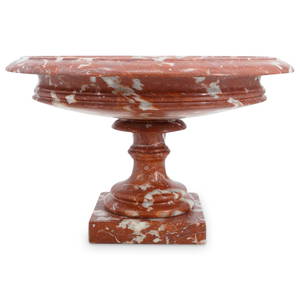 Italian Rouge Marble Tazza