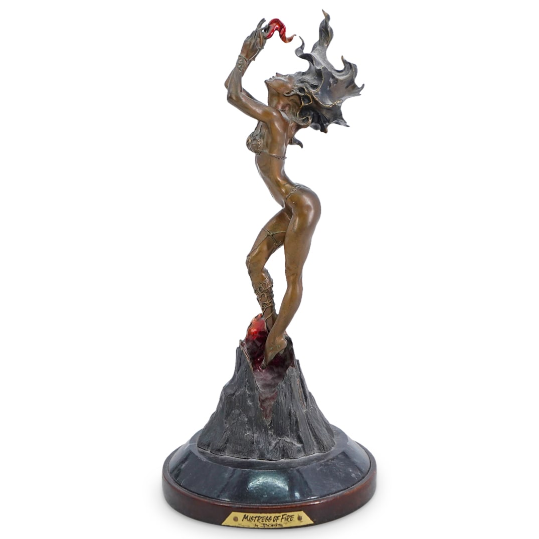 Boris Vallejo Bronze Mistress of Fire Sculpture (1 of 9)