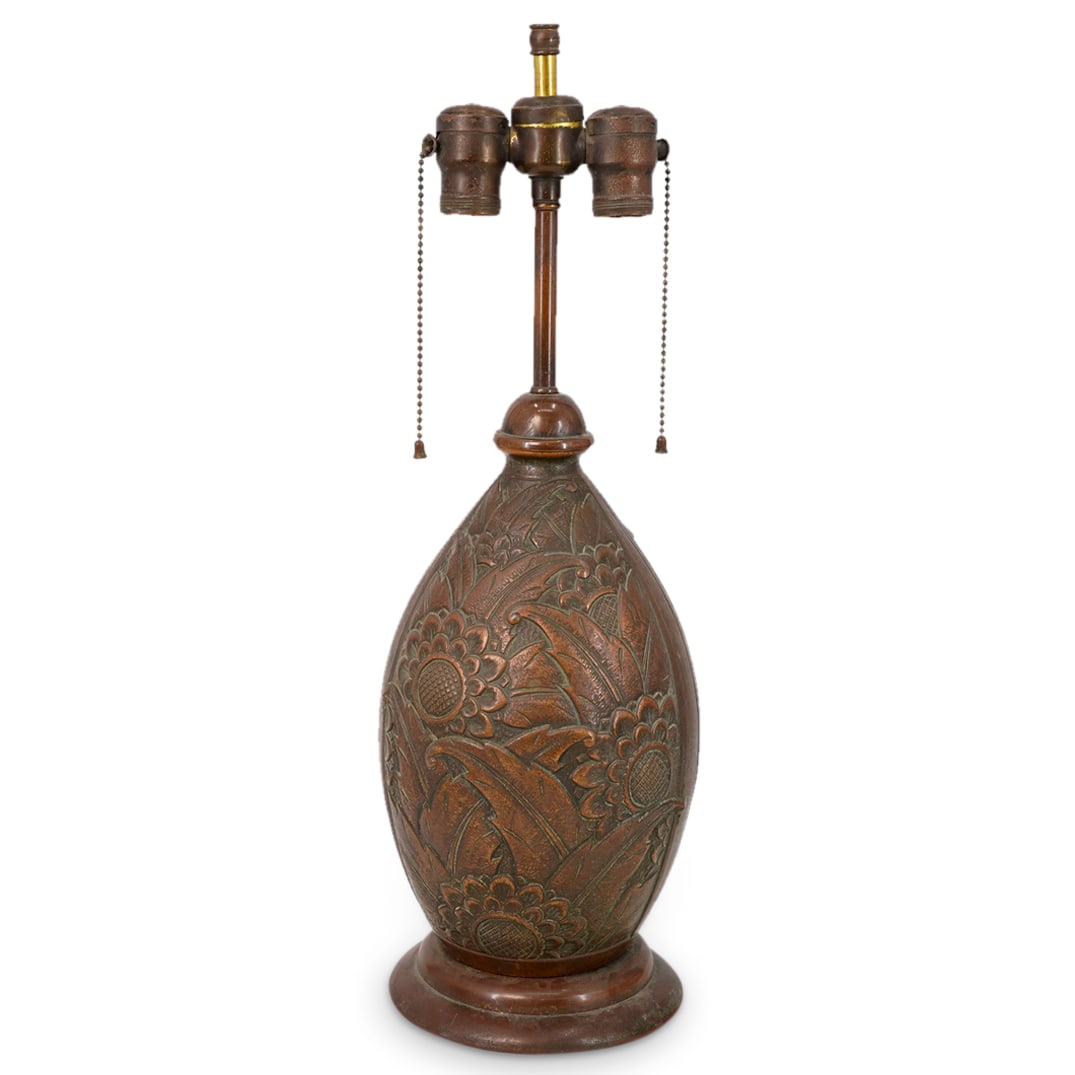 Art Deco Bronze Table Lamp Base (1 of 6)