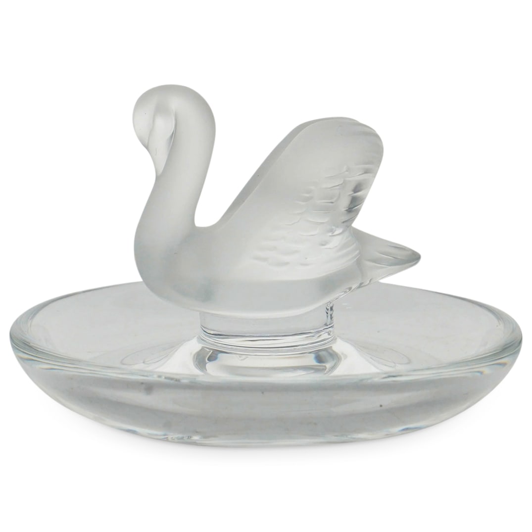 Lalique Crystal Swan Ring Holder (1 of 5)