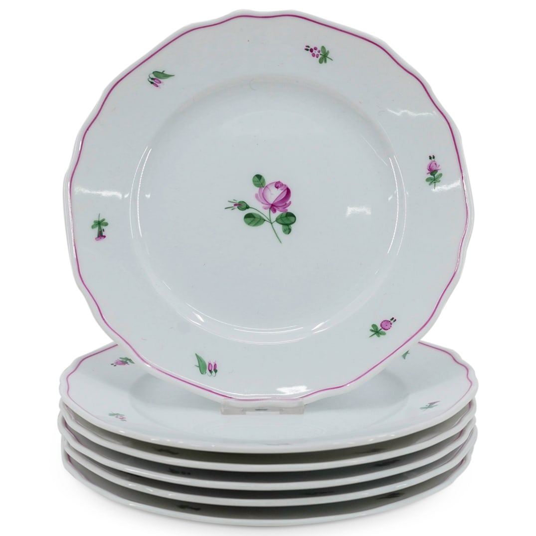 (6 Pc) Augarten Wien Vienna Porcelain Dessert Plates (1 of 6)