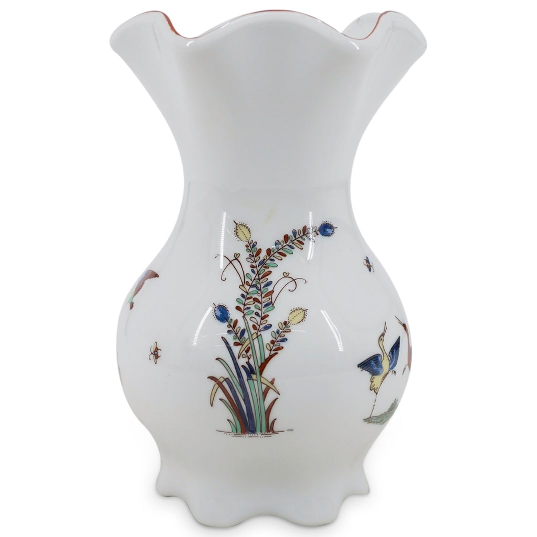 French Limoges Hand Painted Flower Vase (1 of 4)