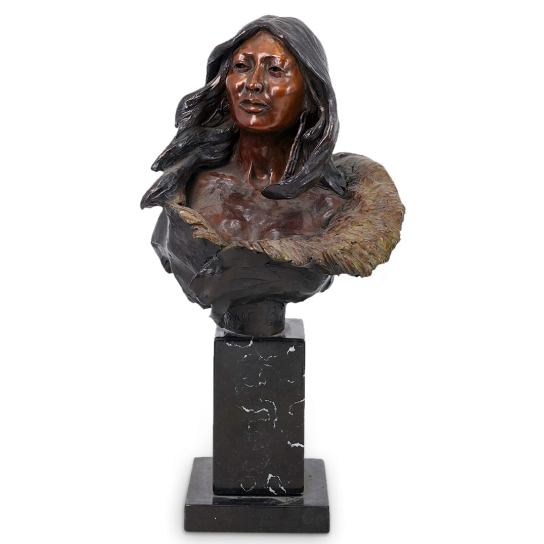 Tracy Beeler Brinkman "Moonflower" Limited Edition Native Bronze (1 of 6)