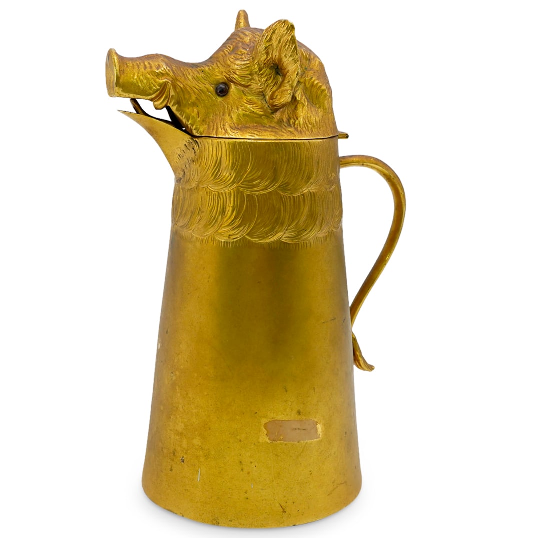 Vintage Italian Boar's Head Pitcher (1 of 7)