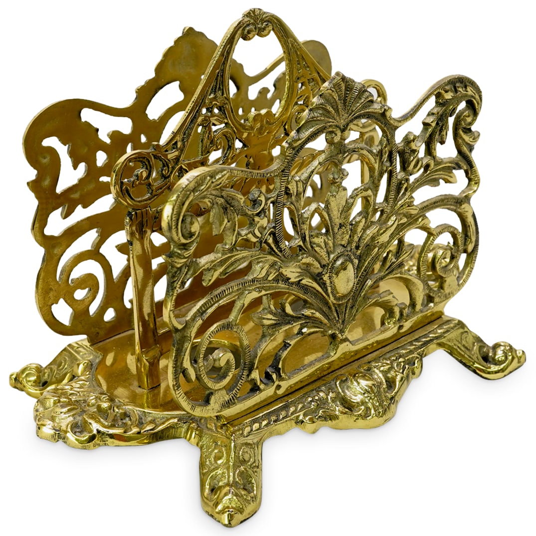 Bradley & Hubbard Brass Letter Holder (1 of 4)