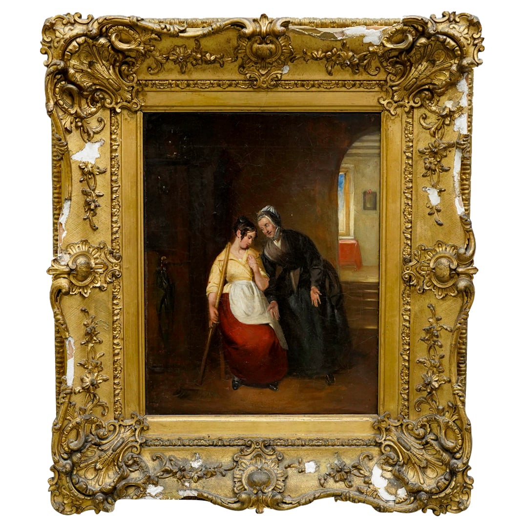 European School Oil On Canvas Painting (1 of 5)