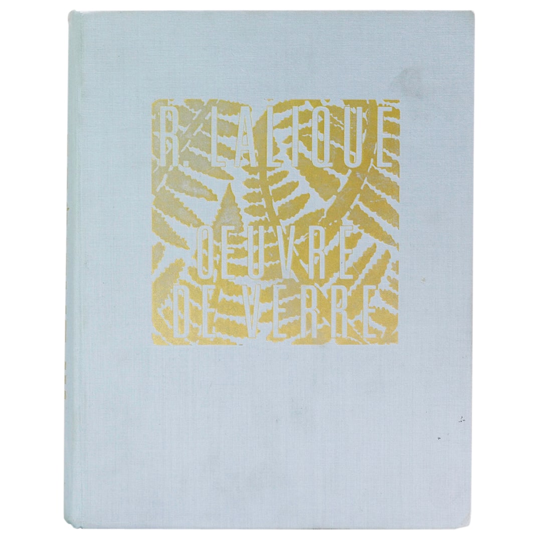 Rene Lalique 1860-1945 Maitre-Verrier' By Felix Marcilhac Art Book (1 of 6)