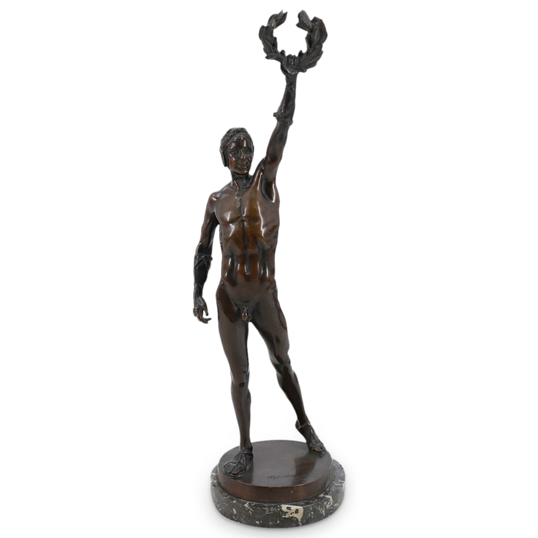 Heinrich Baucke (German, 1875-1915) Bronze Roman Sculpture (1 of 8)