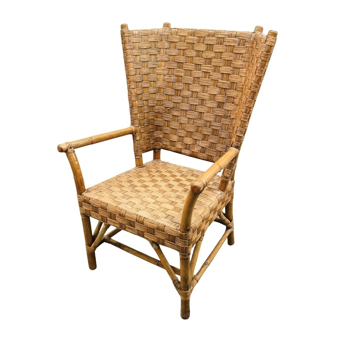 Maitland Smith Rattan Armchair (1 of 7)