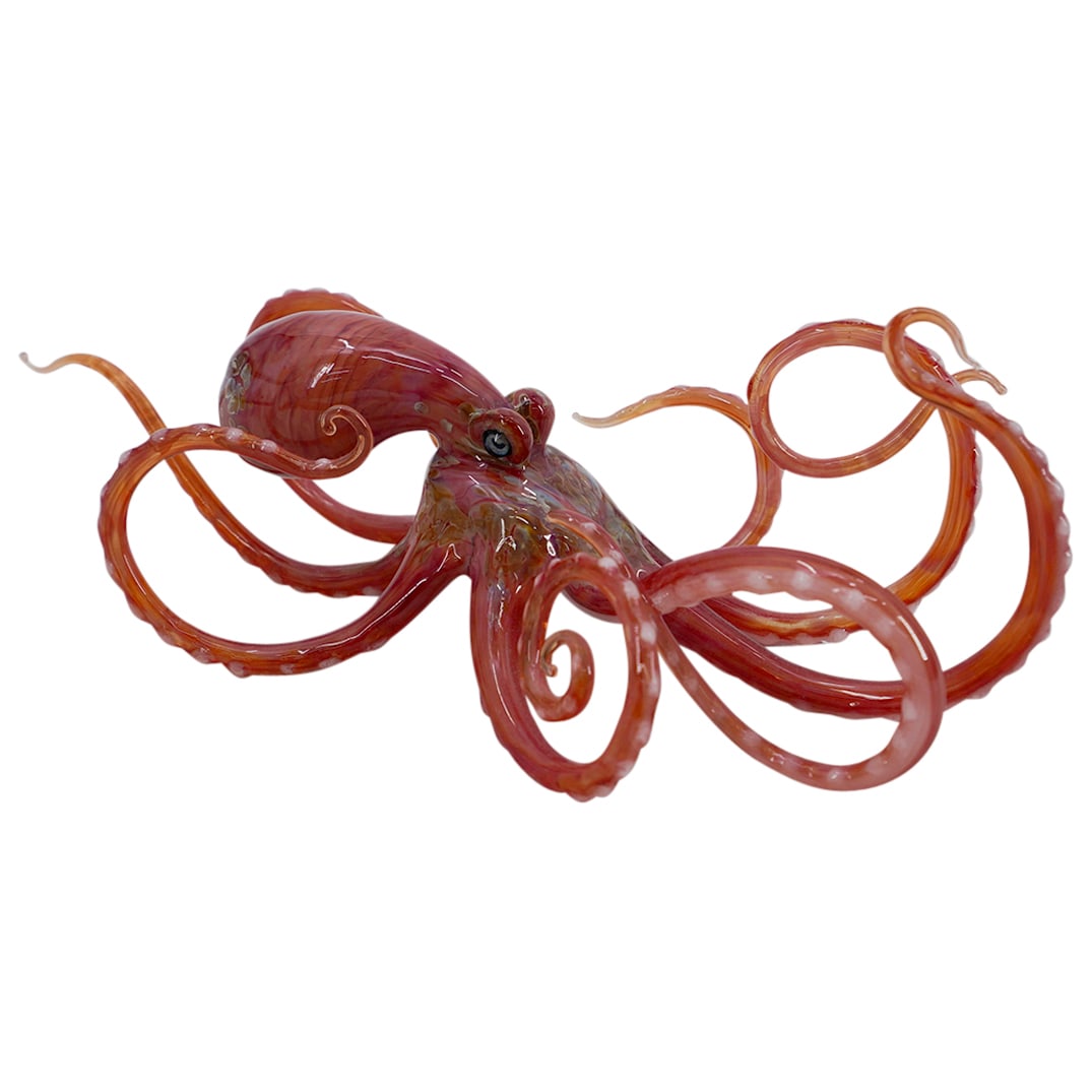 Jennifer Caldwell Large Art Glass Octopus Figure (1 of 6)