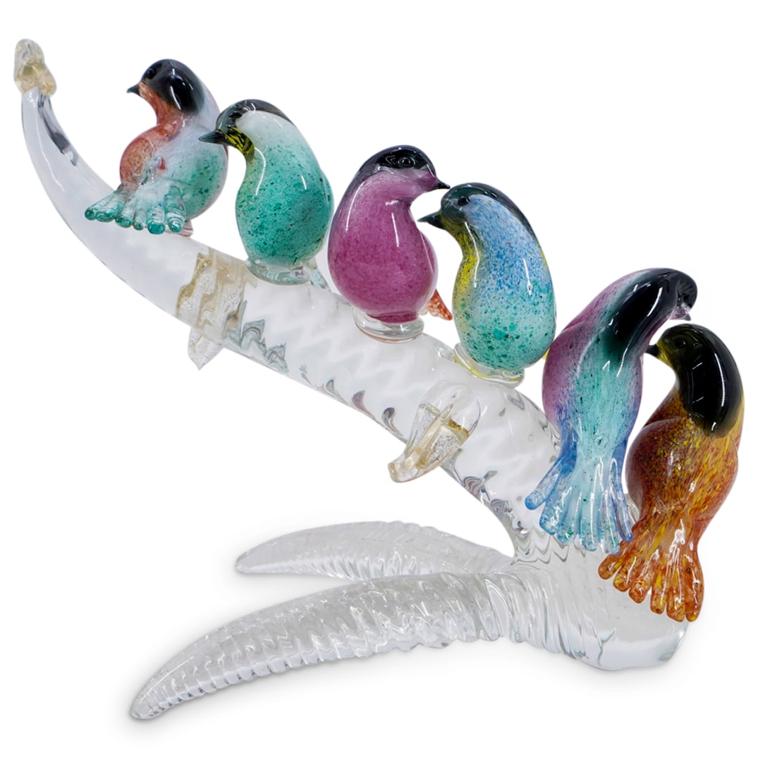 Murano Glass Bird Grouping (1 of 8)