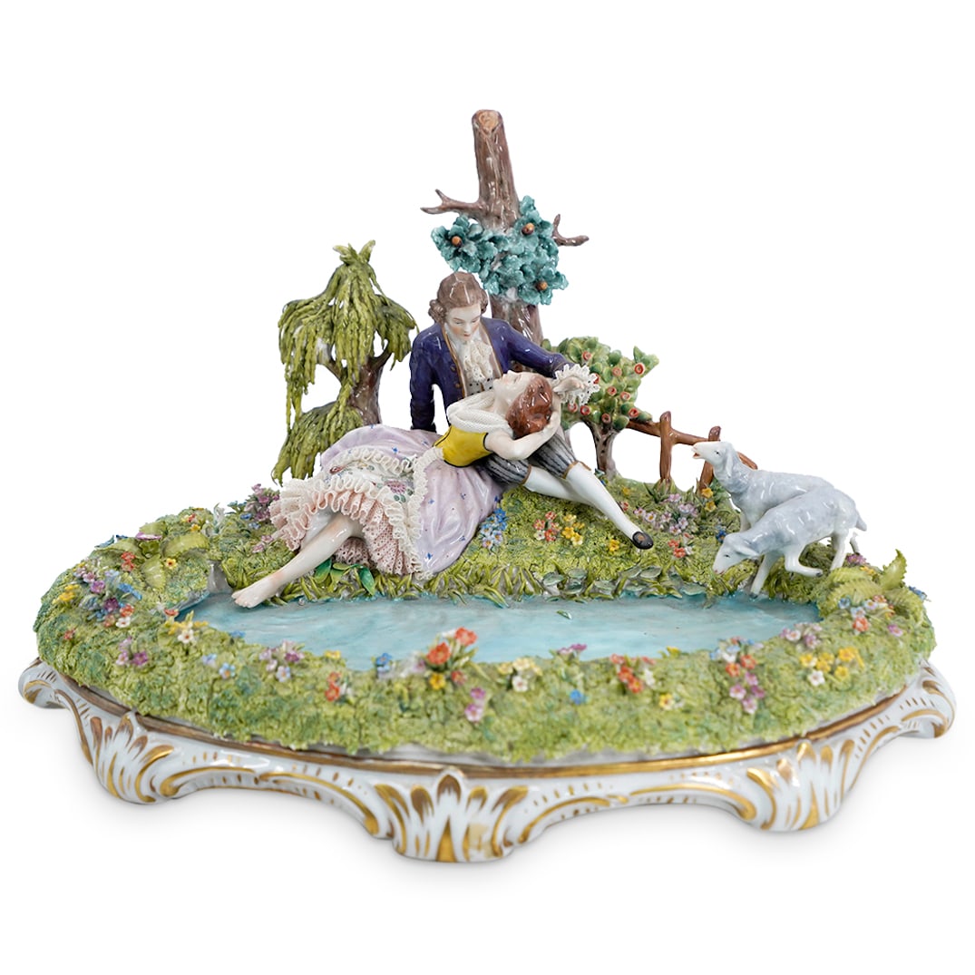 Sitzendorf Porcelain Couple Grouping (1 of 7)
