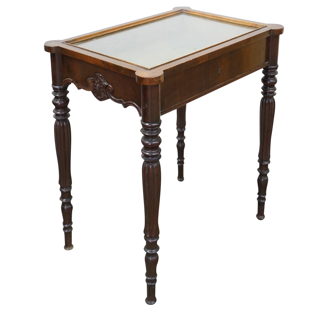 Antique 19th C. Regency Mahogany Display Table (1 of 6)