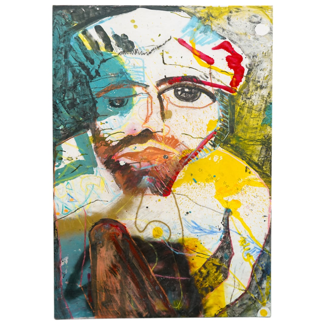 Elle Luna (B. 20th C.) Figural Mixed Media (1 of 8)