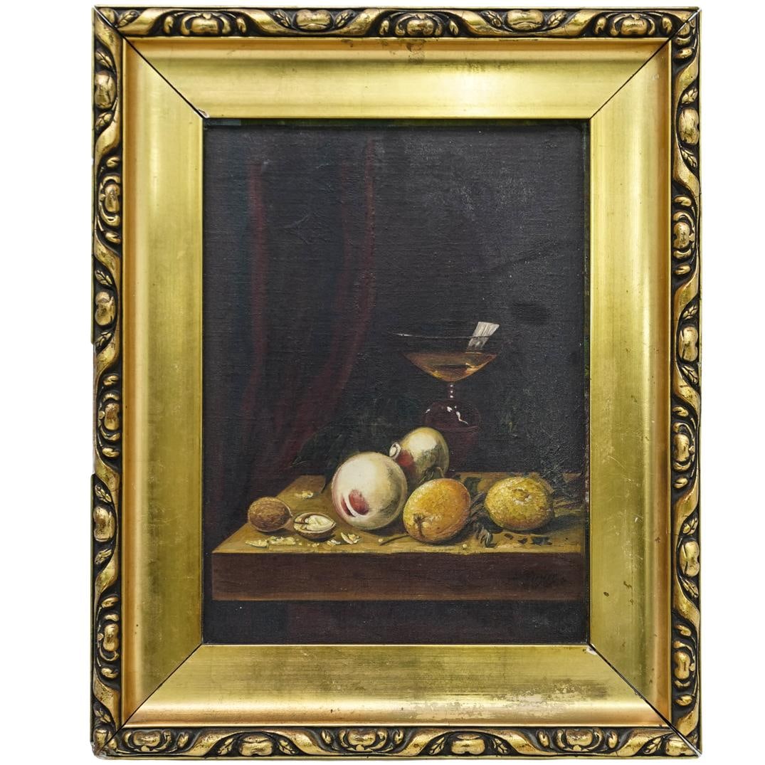 Ernst Guyer (German) Still Life Oil On Canvas (1 of 9)