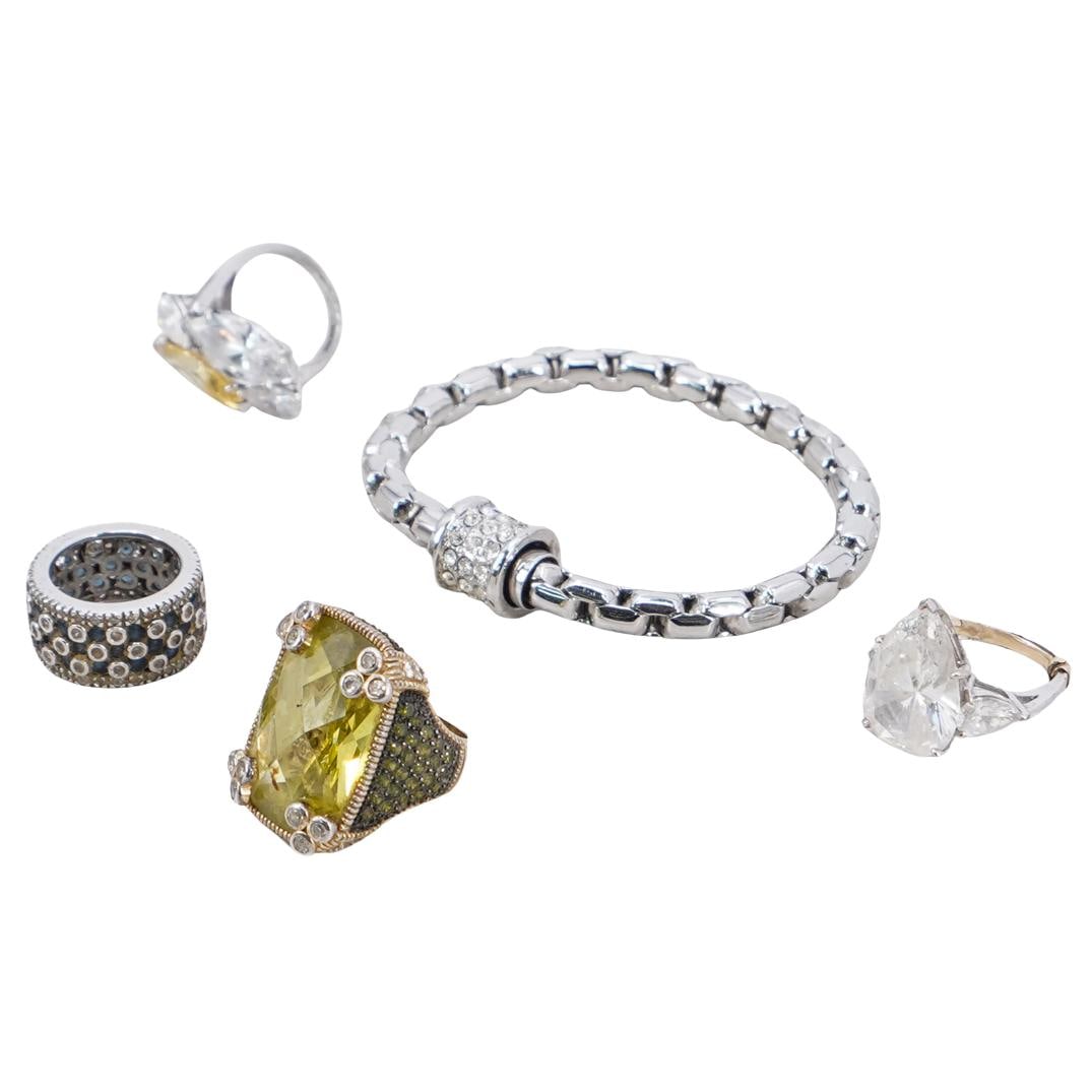 (5 Pc) Sterling Silver Jewelry Grouping Set (1 of 5)