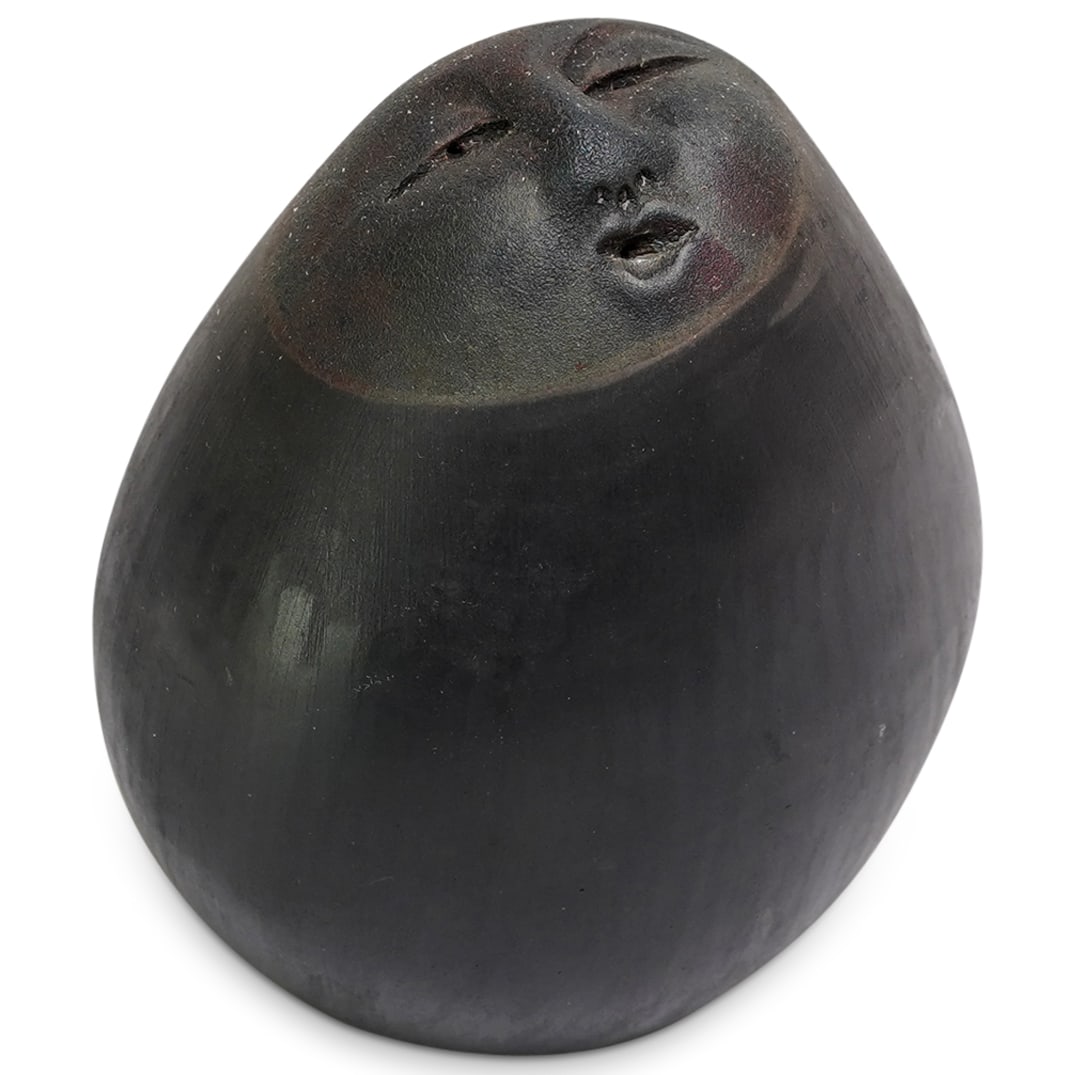 Nan Emmett Raku Spirit Rattle (1 of 5)