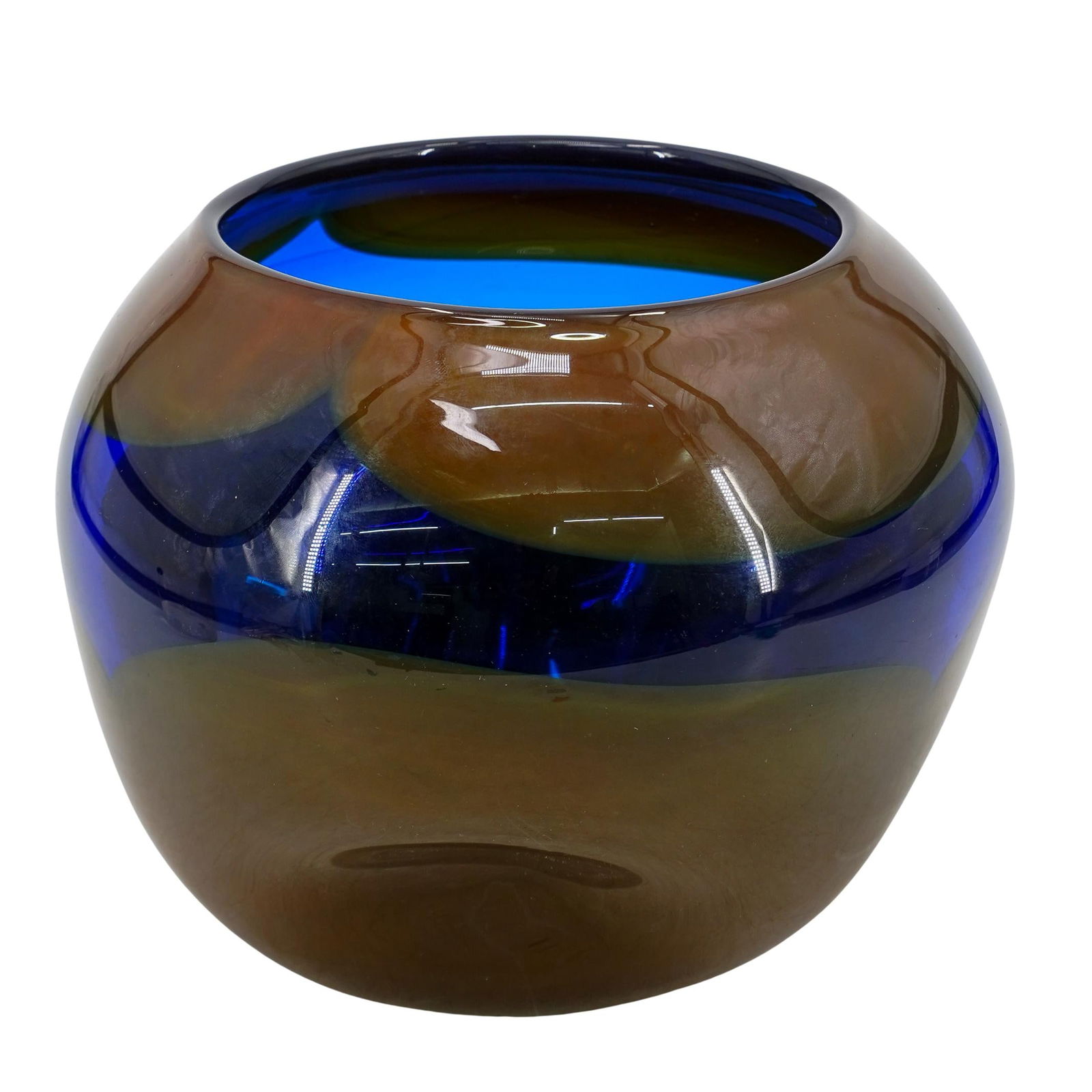 Seguso Viro Murano Glass Dimpled Vase (1 of 6)